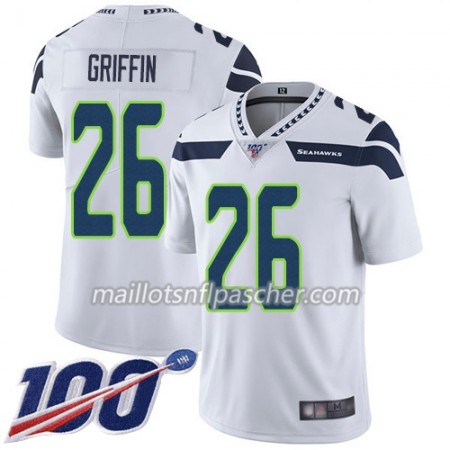 Maillot Seattle Seahawks Shaquem Griffin 26 Nike Blanc 100th - Homme